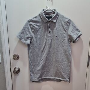 Tommy Hilfiger Gray Polo Short-Sleeved Classic